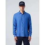 North sails 664368-0837-XXL Рубашка с длинным рукавом 664368 Голубой Beacoup Blue 2XL
