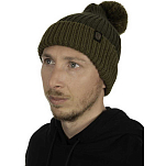 Fox international CHH014 Шапка Merino Heavy Knit Bobble Зеленый Olive