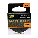 Купить Fox international CAC813 Naturals Coretex Soft 20 m Карповая Ловля Black 25 Lbs 7ft.ru в интернет магазине Семь Футов