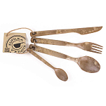 Kupilka 30250251B Set Столовые приборы Золотистый Wood