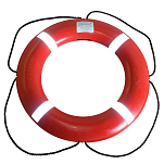 Dock edge 686-56203F Спасательный круг 30´ Красный