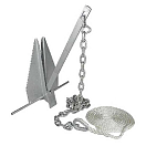 Купить Seachoice 50-41722 Anchor Kit Deluxe Серебристый  Chrome 7ft.ru в интернет магазине Семь Футов