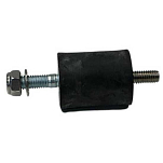 Fischer panda NRR-4060 Резиновое крепление с болтом и винтом Black