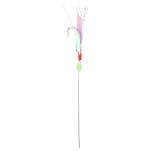 Sert SESAN0030-0008AF Sabiki rig Aurora Flash 135 cm Бесцветный Clear / Light Blue 8