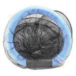 Kolpo 1032046 4 mm Плавающий горшок  Blue / Grey 150 cm