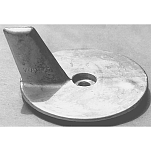 Martyr anodes 194-CM6644537101A Cutdown Skeg Анод Серебристый Grey