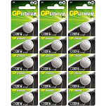 Gp batteries GD087 Special Cr2016 X15 3V Кнопка Батарея Бесцветный Multicolor