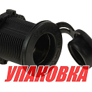 Разъем прикуривателя врезной, чёрный (упаковка из 100 шт.) AES.Co 4620136056052_pkg_100