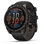 Garmin 010-02904-21 Часы Fenix 8 47 mm Amoled Sapphire  Black / Carbon Gray DLC Titanium