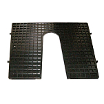 Ceredi giovanni 2727645N U Защитная пластина транца Black 450 x 360 mm 