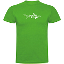 Купить Kruskis CA65500183S077 Футболка с коротким рукавом Shark Tribal Зеленый Green S 7ft.ru в интернет магазине Семь Футов