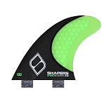 Shapers sh-f-st-s3 киль Stealth S3 Thruster Carbon / Green 20x10x10