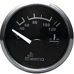 Индикатор температуры охлаждающей жидкости Wema IPTR-BS-40-120 Ø62/52мм 300-23Ом 12/24В +40°C–+120°C(+105°F–+250°F) черный/хромированный