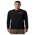 North sails 692971-0999-M Футболка с длинным рукавом Basic Bollo Черный Black M