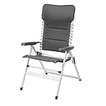 Campart travel CH-0596 Кемпинговый стул Novara Серебристый Black / White