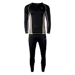 HI-TEC 85562-BLK/FG/LIPU-XXL Набор базовых слоев Kamo Set Черный Black / Frost Gray / Lime Punch 2XL