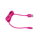 Купить Muvit MUUSC0073 USB-кабель к Micro USB 2.1A 1.2 M Розовый Fuchsia 7ft.ru в интернет магазине Семь Футов