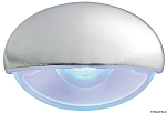Дежурный светильник Batsystem Steeplight хромированный корпус синий свет 12/24 В, Osculati 13.887.04