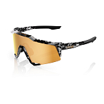 Спортивные очки 100% SPEEDCRAFT Money Mike 3 Polished Black Tortoise - HiPER 24K Gold Mirror Lens, 61007-00001