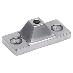 Talamex 72132322 Стенной соединитель для распылителя Серебристый Grey 22 mm 
