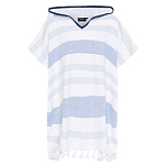 Sea ranch 22-8-108-4196-6-8 Y Kids Bondi Beach Пончо  Federal Blue / White 6-8 Years