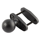 Купить Ram mounts RAM-D-247U-25 Основание зажима для столба квадратное 2.5´´ Black / Black 7ft.ru в интернет магазине Семь Футов