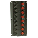 Купить Seachoice 50-12341 Switch Panel LED 8 Gang Черный  Black 7ft.ru в интернет магазине Семь Футов