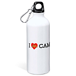 Kruskis MD4049S101C177 I Love Camp Бутылка для воды 800ml Белая White