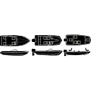 Купить Seachoice 50-97321 Sterling Series V Hull Лодка Оболочка Черный Silver 4.3 x 4.9 m boat  7ft.ru в интернет магазине Семь Футов