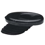 Plastimo 16683 Angle Deck Bushes Черный  Black 7 mm 