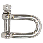 Lalizas 91865 D Oval Locking Pin Aisi 316 Сережка  Silver 8 mm 
