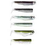 Fiiish BM1295 Black Minnow Combo Shore Мягкая приманка 70 mm 3g Многоцветный Sexy Brown
