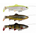 Savage gear 72384 4D Line Thru Rattle Тонущая мягкая приманка 275 Mm 258g Многоцветный Perch