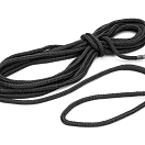 Швартовочный трос / с ушком / черный / Веревка-Ø: 14 мм; Длина: 15 м