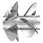 Solas 496-165415525 левый передний винт Mercruiser&Bravo III Silver 15 1/2 x 25´´