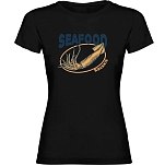 Kruskis 11502309xlc068 Футболка с коротким рукавом Seafood Squid Black 30x25x2