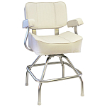 Springfield marine 169-1020003 Deluxe Captain Сиденье Белая White