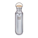 Купить Klean kanteen 1008542 Reflect бутылка 800ml Бамбук крышка Серебристый Mirrored Stainless 7ft.ru в интернет магазине Семь Футов