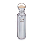 Klean kanteen 1008542 Reflect бутылка 800ml Бамбук крышка Серебристый Mirrored Stainless