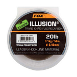 Fox international CAC603 Edges Illusion 50 M Линия Белая Trans Khaki 0.400 mm 