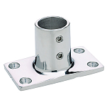 Seachoice 50-37921 90° Прямоугольная базовая рейка Серебристый Silver 7/8´´ 
