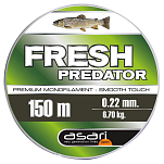 Asari LAFP15022 Fresh Predator 150 M Линия Зеленый  Light Green 0.220 mm 