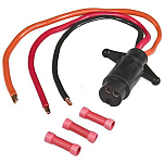 Sierra 11-WH105501 11-WH105501 8GA Троллинг Мотор Вилка и розетка 24V 11-WH105501 Черный