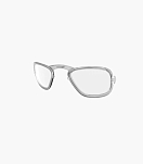 Диоптрическая вставка Demetz / HURRY OPTIKIT Black 46 для спортивных очков с диоптриями, hurry2646ko