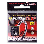 Gamakatsu 185090-01400-00000-00 Powercarp Зубчатый Крюк Черный NS Black 14 