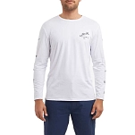 Pelagic 1015223002-WHT-M Футболка с длинным рукавом Stratos Gyotaku Fish Белая White M