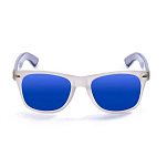 Ocean sunglasses 50011.6 Деревянные поляризованные солнцезащитные очки Beach Brown / White Transparent / Blue