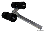 Система бортовых роликов прямого типа 40 х 100 мм, Osculati 02.031.15 для лодочных прицепов
