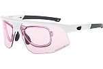 Спортивные очки с диоптриями GOG Kilo / White-Black / Photochromic Pink-Smoke Lens, rx-910/e550-2
