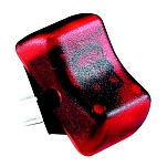 Jr products 342-12045 красный освещенный выключатель 12045 On/Off Красный Red / Black